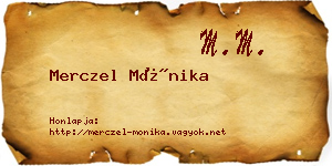 Merczel Mónika névjegykártya
